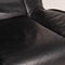 Black Leather Sofa by Vico Magistretti for Cassina 4