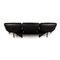 Black Leather Sofa by Vico Magistretti for Cassina, Image 10