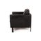 DS 118 Black Leather Armchair from de Sede 10