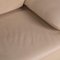 355 Cream Leather Sofa Set by Rolf Benz, Set of 2 5