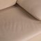 355 Cream Leather Sofa Set by Rolf Benz, Set of 2, Image 5