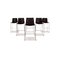 Catifa 46 Leather Chair Set from Arper, Set of 6, Image 1