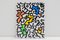 Decorazione da parete con piastrelle di Keith Haring, Germania, anni '80, set di 9, Immagine 9