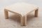 White Faux Marble Geometric Square Coffee Table, Italy, 1980s, Image 2