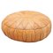 Camel Leather Pouf, 1970s, Image 1