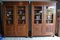 Identical Antique Oak Art Deco Bookcases, Set of 2 3