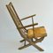 French Modernist Oak Garden Chairs, 1950s, Set of 2, Image 10