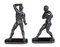 19th Century Bronze Athlete Figures from Canova, Set of 2 3
