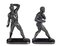 19th Century Bronze Athlete Figures from Canova, Set of 2, Image 1