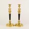 Couple Big French Empire Candlers With Female Caryatid, Early 19th Century, Set of 2 4