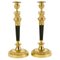 Couple Big French Empire Candlers With Female Caryatid, Early 19th Century, Set of 2 1