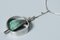 Silver and Turquoise Neck Ring by Anna Greta Eker 9
