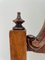 Silla auxiliar victoriana antigua de nogal tallado, Imagen 6