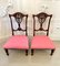 Quality Antique Victorian Carved Mahogany Side Chairs, Set of 2 4