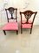 Chaises d'Appoint Victoriennes Antiques en Acajou Sculpté, Set de 2 3