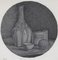 Giorgio Morandi, Bodegón con botella y tres objetos, Grabado original, 1946, Imagen 3