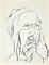 Raoul Dufy, Selbstporträt, Original Lithographie, 1922 1