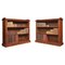 Mahogany Open Bookcases, Set of 2, Image 1