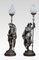 French Renaissance Soldier Holding a Lamp, Set of 2 7