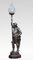 French Renaissance Soldier Holding a Lamp, Set of 2 5