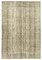 Tapis Beige Vintage, Turquie 1