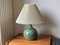 Lámpara de mesa danesa de cerámica hecha a mano, años 60, Imagen 1