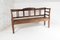 European High-Back 3-Seater Farmhouse Hall Bench in Solid Pine 3