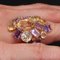 Modern Amethyst & Citrine 18 Karat Yellow Gold Cocktail Ring, 1950s, Image 9