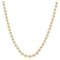 French Golden Falling Cultured Pearl Necklace, 1950s 1