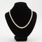 French Cream Cultured Pearl Falling Necklace 3