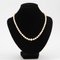 French Cream Cultured Pearl Falling Necklace, Image 3