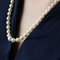 French Cream Cultured Pearl Falling Necklace 5