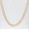 French Double Row Cultured Falling Pearl Necklace 9