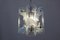 Lámpara colgante italiana Mid-Century de cristal de Murano de Mazzega, años 60, Imagen 7