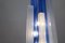 Italienische Stehlampe aus blauem Glas von Angelo Brotto für Esperia, 1970er 3