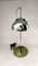 Lámpara de mesa vintage con base de metal cromado, Imagen 2