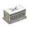 19th Century Russian Solid Silver & Enamel Stamp Box, 1880s 1
