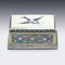 19th Century Russian Solid Silver & Enamel Stamp Box, 1880s, Image 2