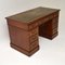 Antique Leather Top Pedestal Desk, Image 5