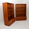 Vintage Danish Teak Bookcases from Dyrlund, Set of 2 9