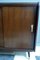 Dark Wood Cabinet or Sideboard with Sliding Doors, 1960s 9