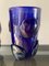 Blaue Vasen mit Murano Glas Pellets von Sergio Costantini, 1990er, 2er Set 1