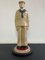 Vintage Cast Iron Sailor Doorstop Depicting Uniformed Figure Painted in Red, White and Blue 1
