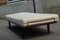 Sofá cama modelo GE-19 danés de teca con riel de latón de Hans J. Wegner para Getama, años 50, Imagen 5