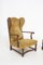 English Armchairs in Velvet and Walnut Wood, Late 19th Century, Set of 2 14