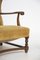 English Armchairs in Velvet and Walnut Wood, Late 19th Century, Set of 2 5