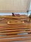 Vintage Handmade Wooden Scale Model of Catamaran Boat 14