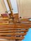 Vintage Handmade Wooden Scale Model of Catamaran Boat 13