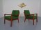 Vintage Teak Senator Lounge Chairs by Ole Wanscher for Cado, Set of 2 2