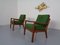 Vintage Teak Senator Lounge Chairs by Ole Wanscher for Cado, Set of 2, Image 3